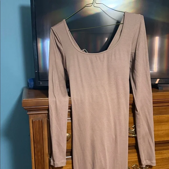 Fashion Nova Tan Jumpsuit - Picture 2 of 4